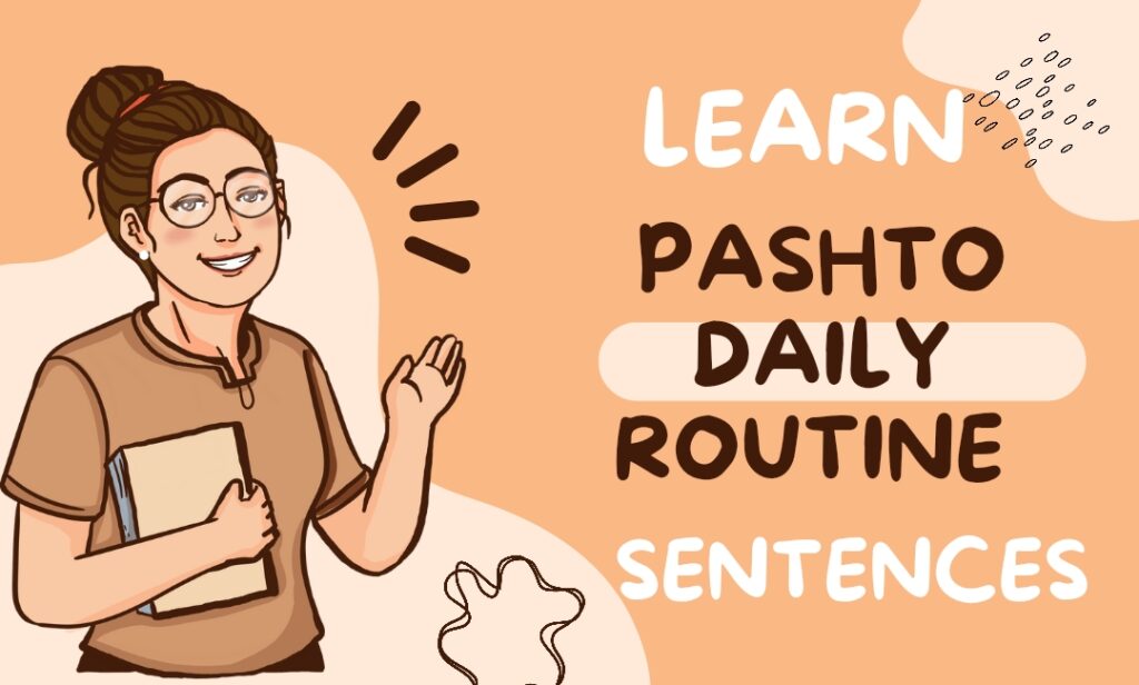 How to learn pashto easily daily routine sentences