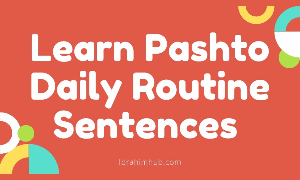 How to learn pashto