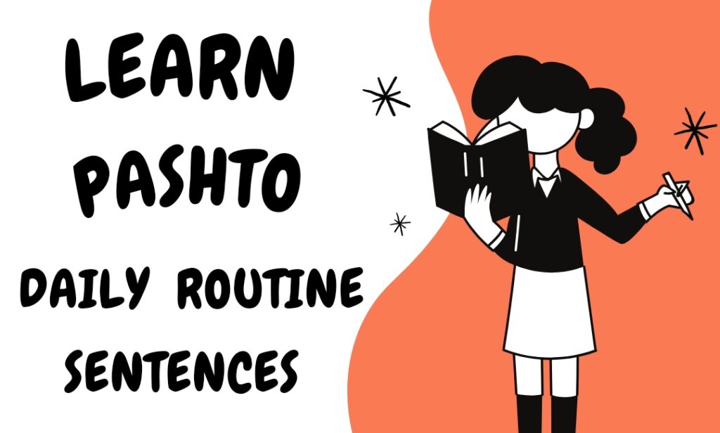 How to learn pashto easily with daily routine sentences