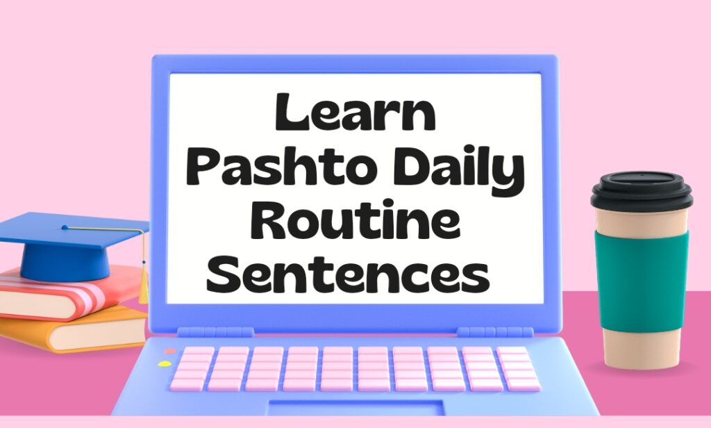 How to learn pashto easily daily routine sentences