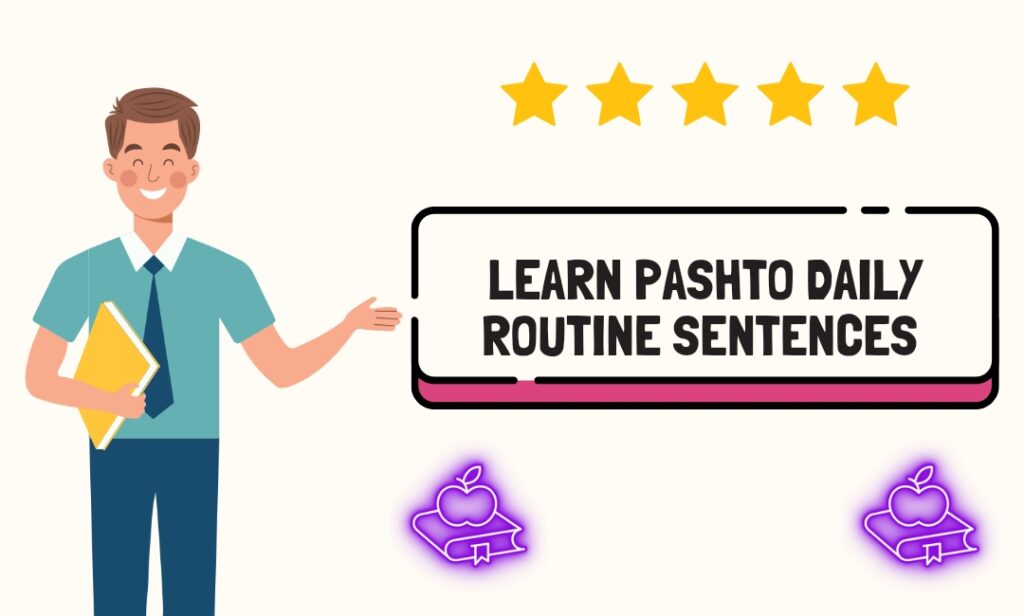 How to learn pashto easily daily routine sentences